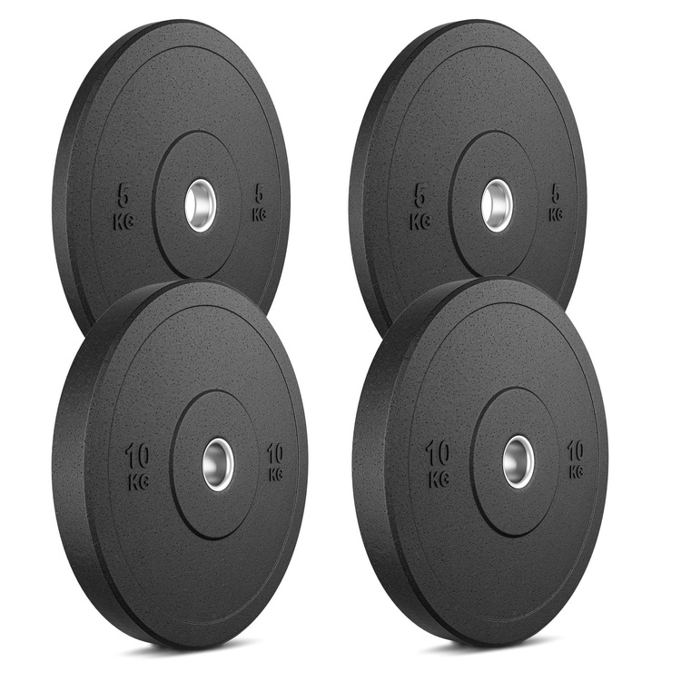 MW-Bumper Plates - Set de plăci de greutate 30 kg / 2 x 10 kg + 2 x 5 kg - Marbo Sport
