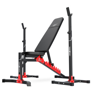 Set MH19 | bancă cu greutăți reglabilă MH-L115 + suport de greutăți cu înălțime reglabilă MH-S201 x2 - Marbo Sport
