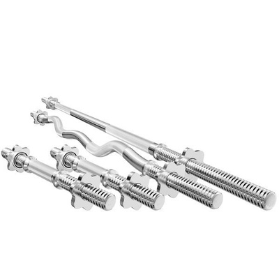 Set MWG3 | Bară cu haltere 180 cm + bară Sz-Curl 120 cm + 2x bară cu gantere 30 mm 40 cm - Marbo Sport