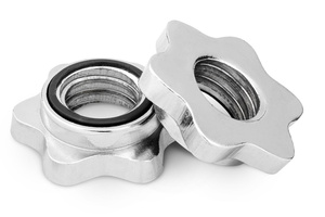 verstärkte Langhantelstange mit Sternverschlüsse 30 mm 167 cm MW-G167-EX-SR - Marbo Sport