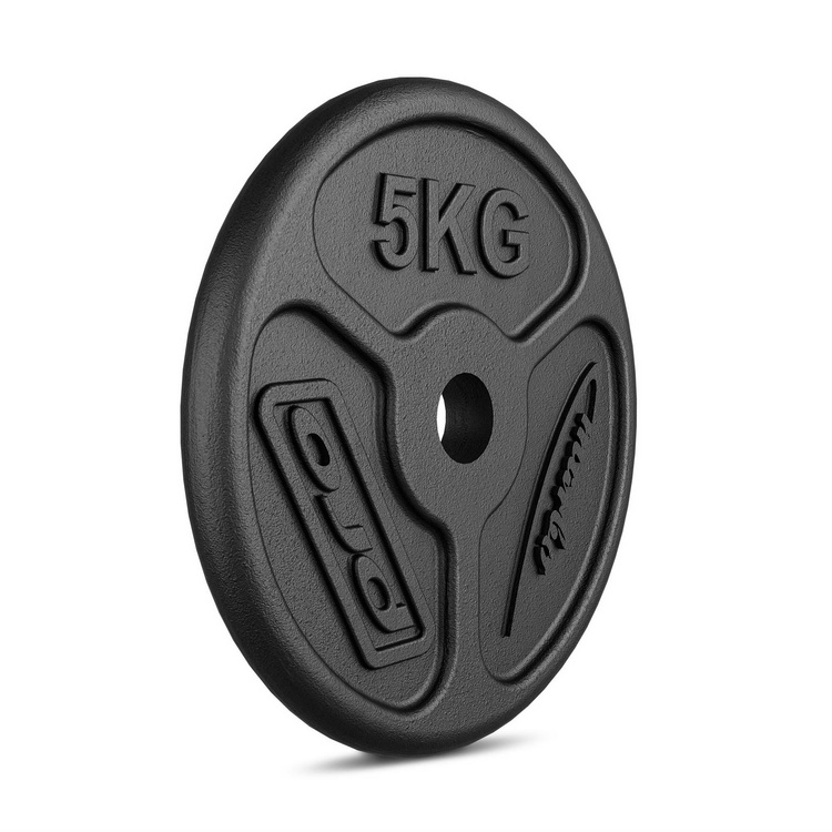 Placă de greutate din fontă SLIM 5 kg cu gaură ø31 mm MW-O5-slim - Marbo Sport