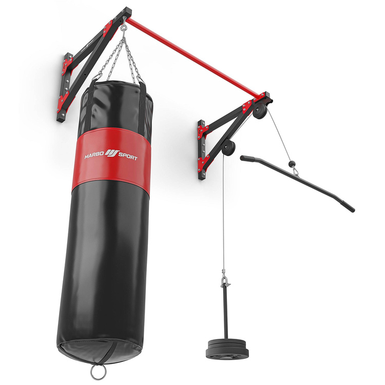 Bară multifuncțională cu scripete și fixare pentru sac de box 3-în-1 MH-D204 - Marbo Sport