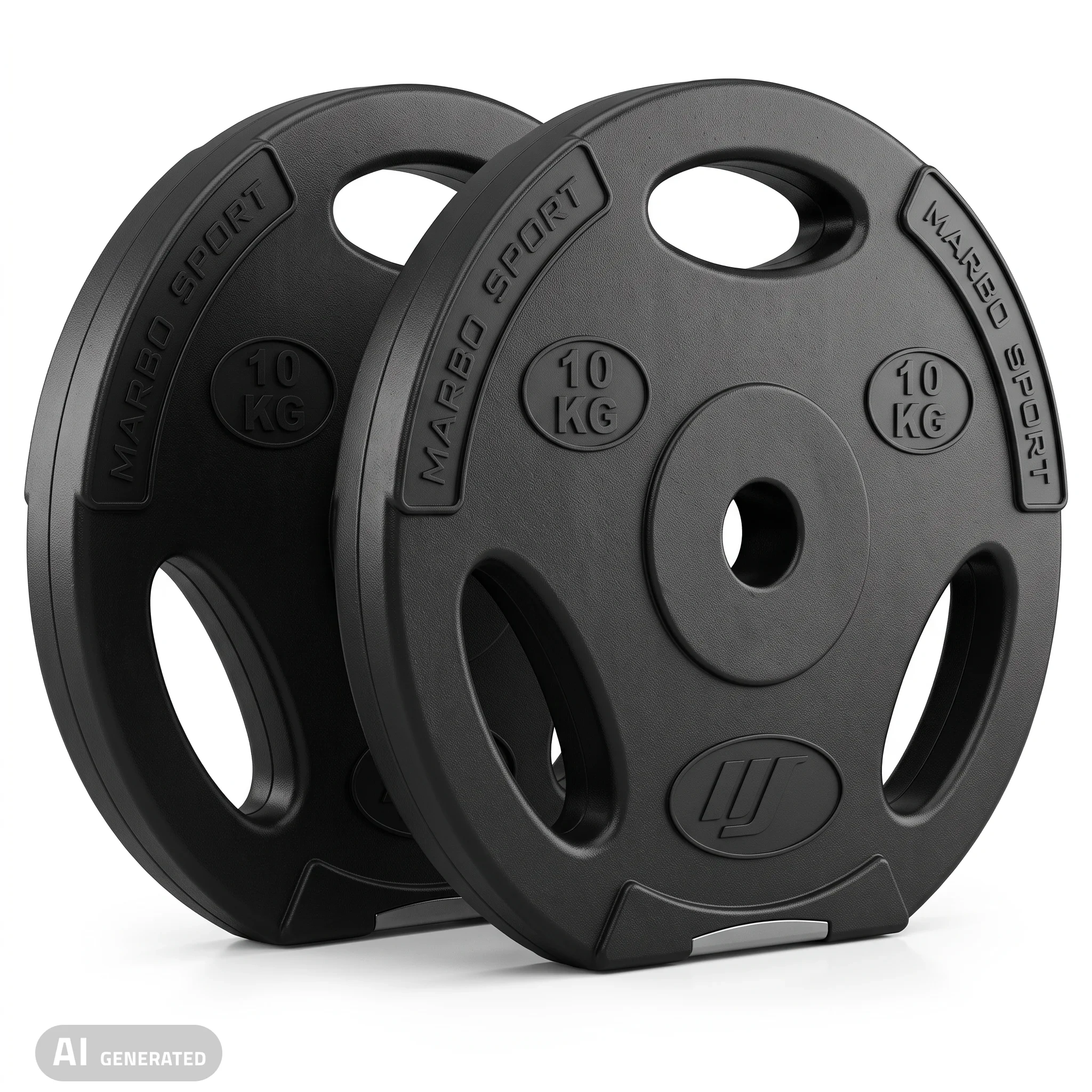 Set de discuri de greutăți compozite 2 x 10 kg - Marbo Sport