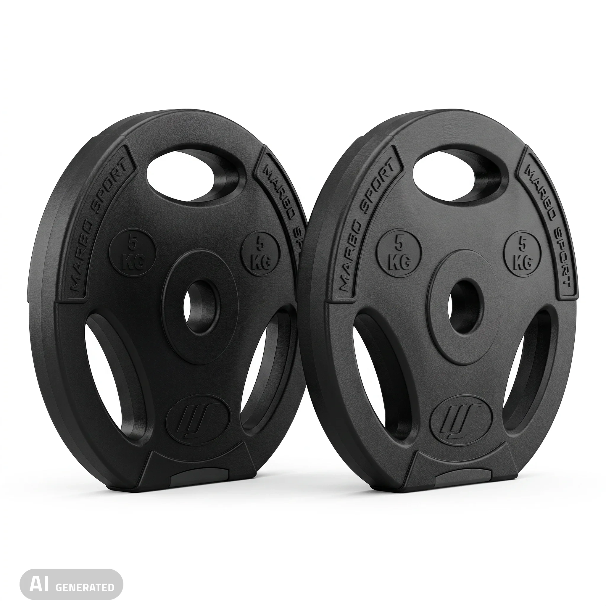Set de discuri de greutăți compozite 2 x 5 kg - Marbo Sport