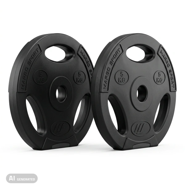 Set de discuri de greutăți compozite 2 x 5 kg - Marbo Sport