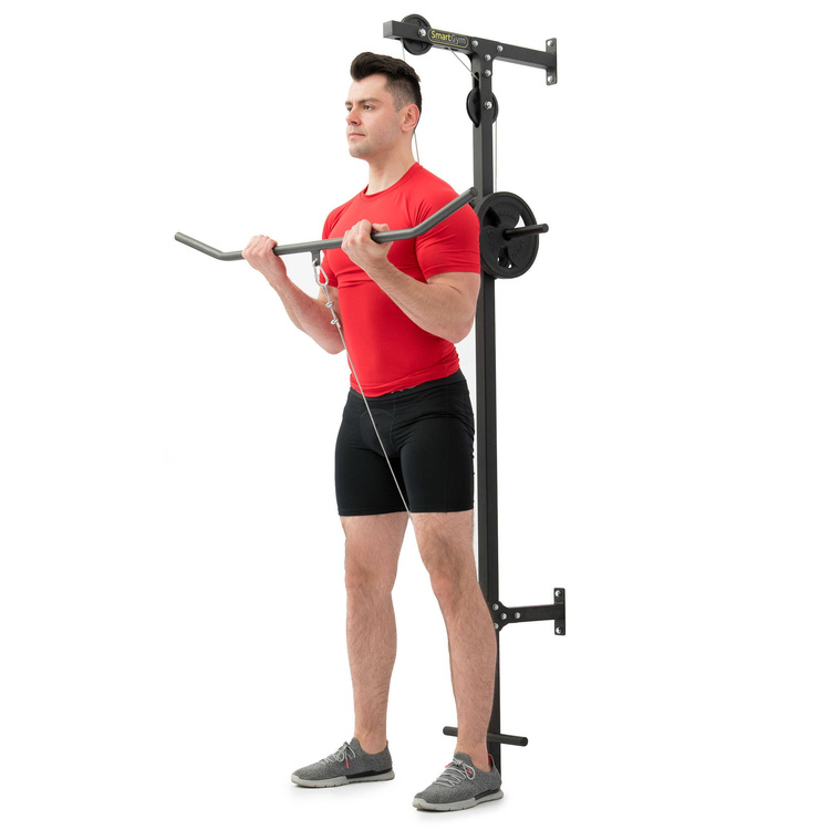 Tracțiunea de tragere a laturilor montată pe perete SG-17 - Accesorii de fitness SmartGym
