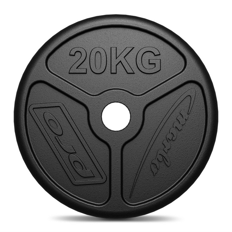 Olympia Hantelscheibe aus Gusseisen 20 kg mit ø51 mm Bohrung MW-O20-OLI - Marbo Sport
