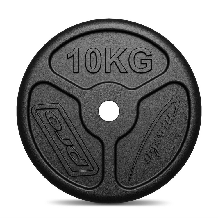 Placă de greutate din fontă SLIM 10 kg cu gaură ø31 mm MW-O10-slim - Marbo Sport
