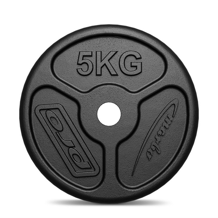 Placă de greutate din fontă SLIM 5 kg cu gaură ø31 mm MW-O5-slim - Marbo Sport