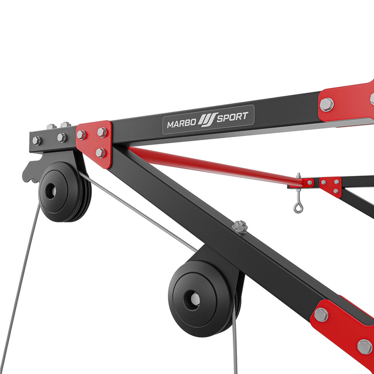 Bară multifuncțională cu scripete și fixare pentru sac de box 3-în-1 MH-D204 - Marbo Sport