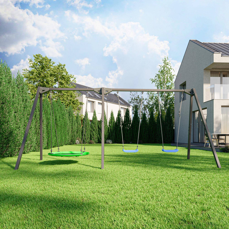 Leagăn pentru trei persoane cu rulmenți (cadru) PREMIUM MO-014 - Marbo Sport