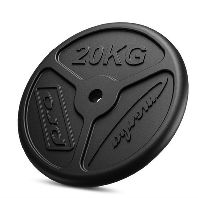 Placă de greutate din fontă SLIM 20 kg cu gaură ø31 mm MW-O20-slim - Marbo Sport