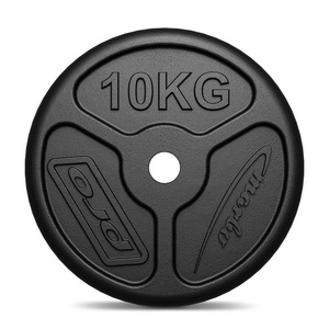 Placă de greutate din fontă SLIM 10 kg cu gaură ø31 mm MW-O10-slim - Marbo Sport