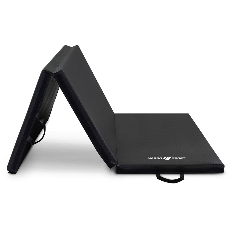 Saltea pliabilă robustă cu închidere Velcro 180 x 90 x 5 cm negru - Marbo Sport