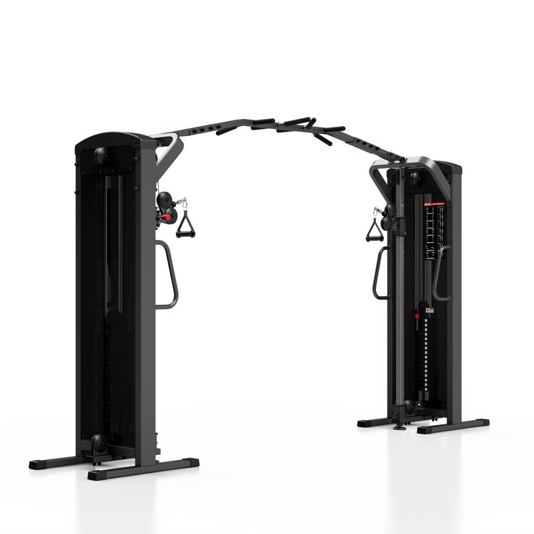 Mașină cu scripeți pentru cabluri pe două fețe cu role reglabile pe înălțime MP-U204 - Marbo Sport