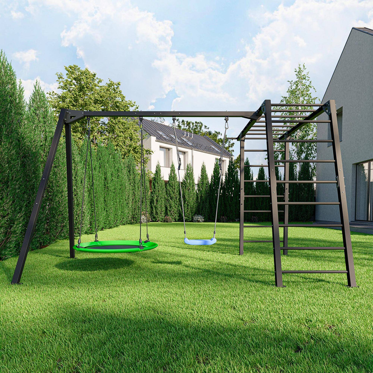 Leagăn dublu pe rulmenți (extensie pentru scara de gimnastică) PREMIUM MO-018 - Marbo Sport