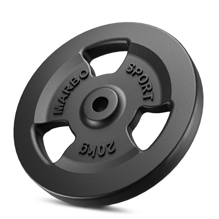 Set bare de gantere și plăci de greutăți Tri-Grip 172 kg - Marbo Sport