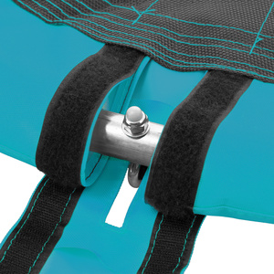 Leagăn suspendat cu cuib de barză Ø100 cm turcoaz - NILS