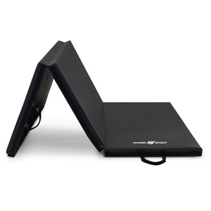 Saltea pliabilă robustă cu închidere Velcro 180 x 90 x 5 cm negru - Marbo Sport