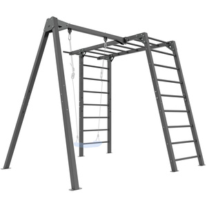 Scară de gimnastică PREMIUM - MO-016 + leagăn simplu PREMIUM (cadru) - MO-017 - Marbo Sport