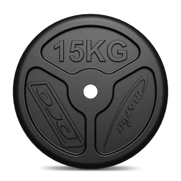 Placă de greutate din fontă SLIM 15 kg cu gaură ø31 mm MW-O15-slim - Marbo Sport