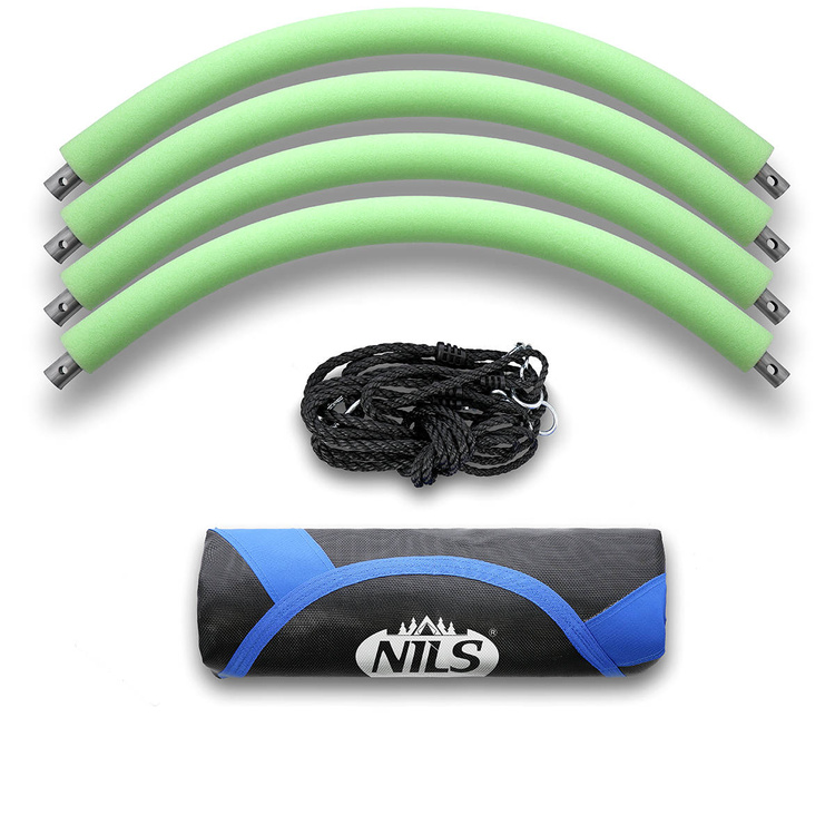 Leagăn suspendat cu cuib de barză Ø100 cm BLUE - NILS