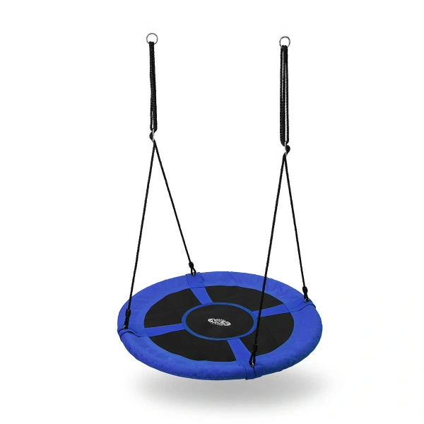 Leagăn suspendat cu cuib de barză Ø100 cm BLUE - NILS