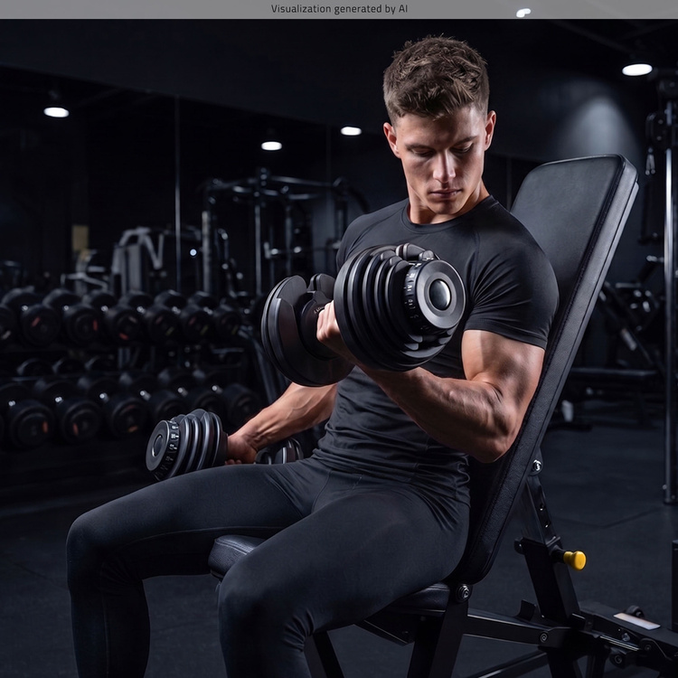 Gantere reglabile 2,5 - 24 kg - UpForm