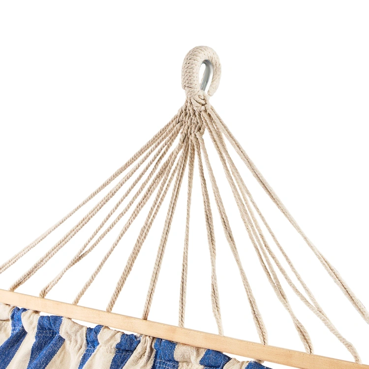 Hamac de grădină cu bară din lemn 290 x 125 cm - Marbo Sport