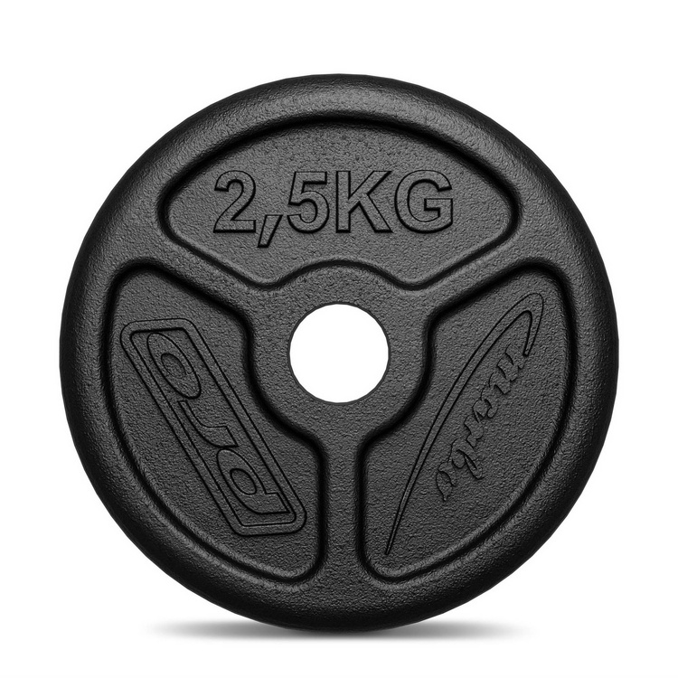 HantelschPlacă de greutate din fontă SLIM 2,5 kg cu gaură ø31 mm MW-O2.5-slim - Marbo Sporteibe aus Gusseisen slim 2,5 kg mit ø31 mm Bohrung MW-O2,5-slim - Marbo Sport