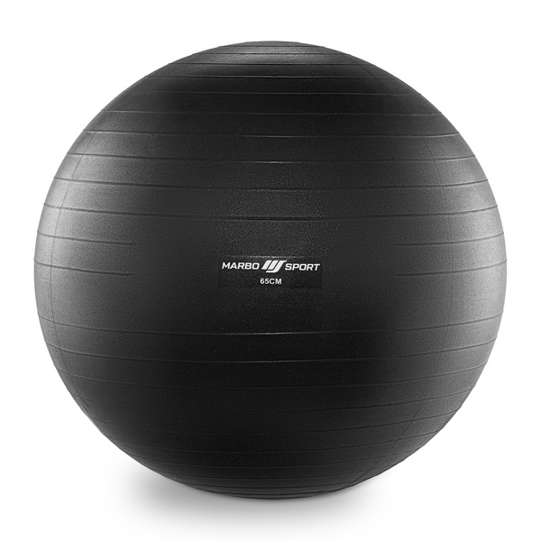 Minge fitness 65 cm neagră Marbo Sport