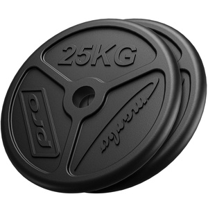 Olympia set de plăci de greutăți din fontă cu găuri ø51 mm | set 50 kg / 2 x 25 kg - Marbo Sport