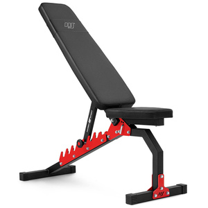 Set MH9 | bancă cu greutăți reglabilă pe două fețe MH-L114 + bancă Scott (curl desk) MH-L105 + suport de greutăți reglabil pe înălțime MH-S001 x2 - Marbo Sport