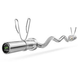 Set 55kg | bară olimpică 180 cm + bară de curbură SZ ușor curbată 120 cm + plăci de greutate 4x5kg, 2x2.5kg, 4x1.25kg - Marbo Sport