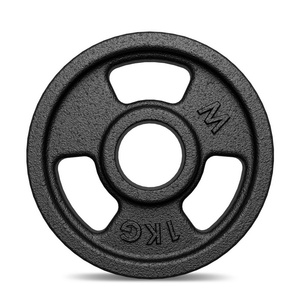 Greutăti din font Tri-Grip 1 kg cu gaură ø31 mm - Marbo Sport