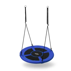 Leagăn suspendat cu cuib de barză Ø100 cm BLUE - NILS